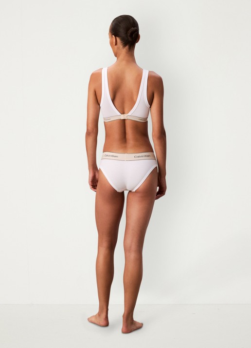 Calvin Klein Slip met logoband - achterkant wit