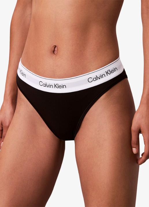 Calvin Klein Slip met logoband - detail 4 zwart