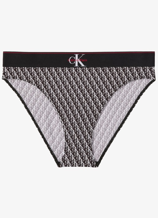Calvin Klein Slip met logoprint - voorkant 2 wit