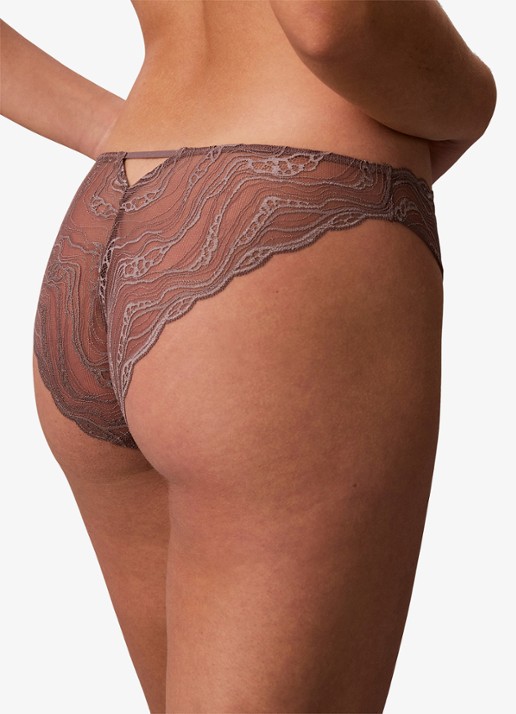 Calvin Klein Slip van kant - detail 5 lichtbruin