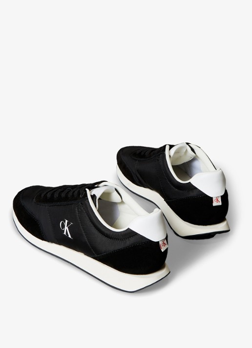 Calvin Klein Sneaker met logo - achterkant 6 zwart