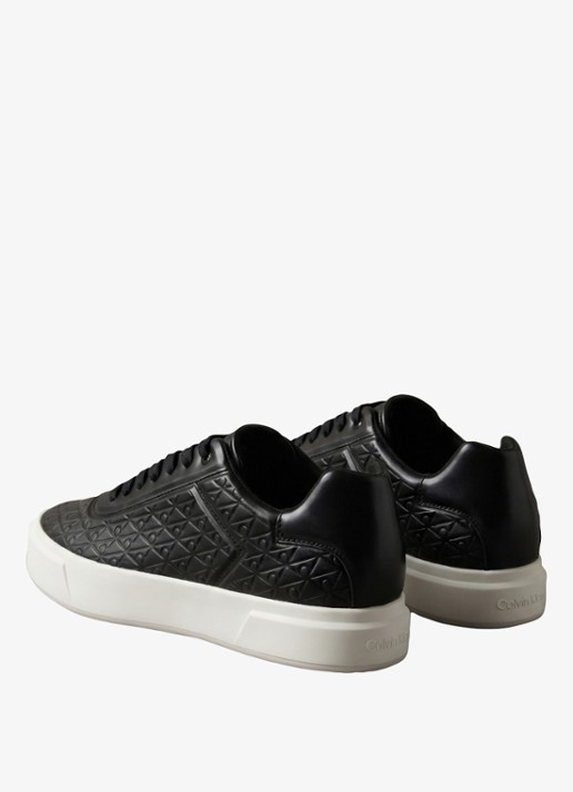 Calvin Klein Sneaker met logoprint - achterkant 5 zwart