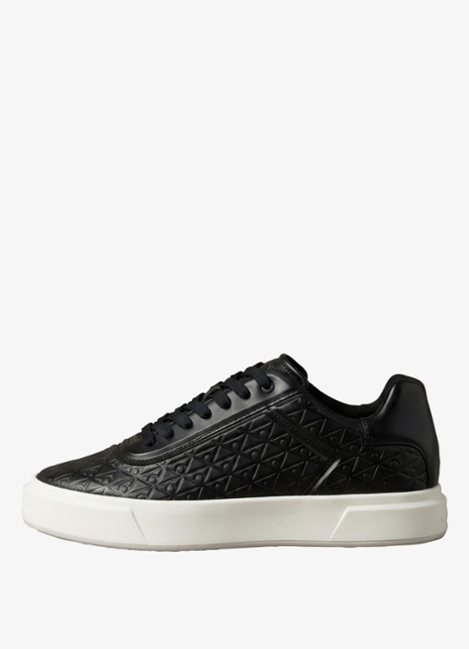 Calvin Klein Sneaker met logoprint - detail 2 zwart