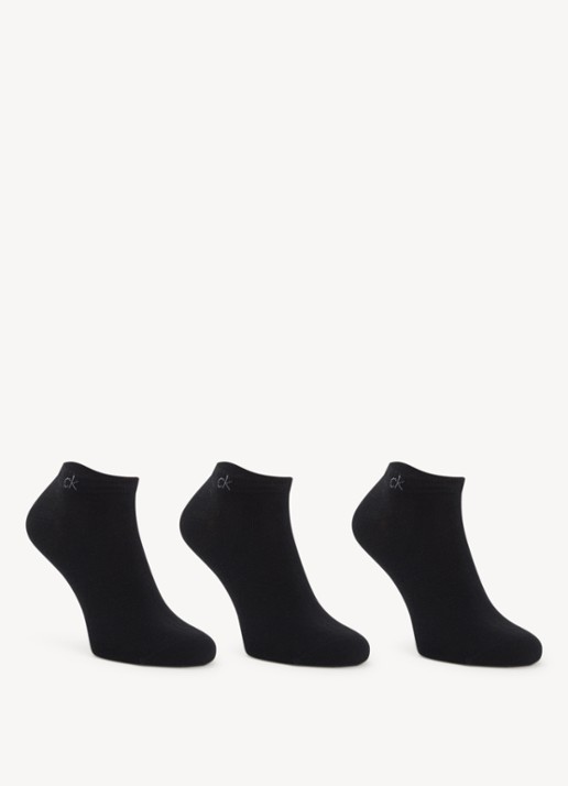 Calvin Klein Sneakersokken met logo in 3-pack