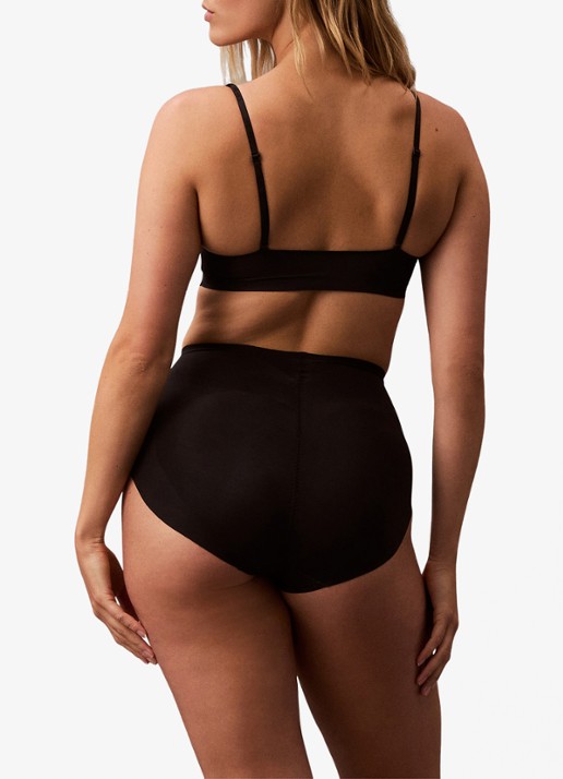 Calvin Klein Stay Put Stretch high wisted corrigerende slip - achterkant 8 zwart