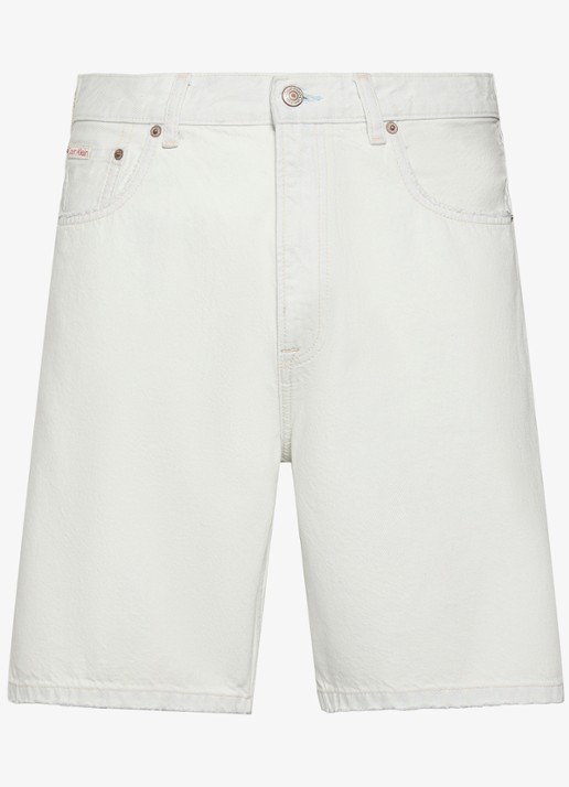 Calvin Klein Straight fit korte broek van denim met steekzakken