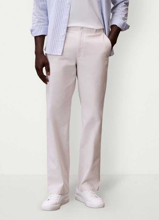 Calvin Klein Straight leg chino in katoenblend