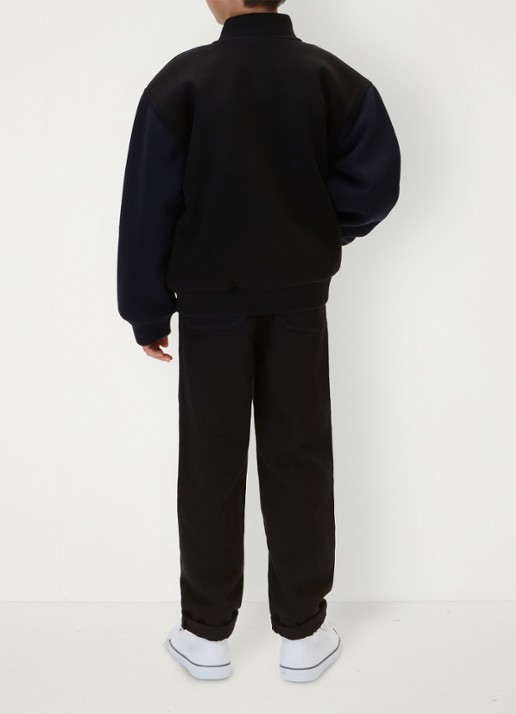Calvin Klein Straight leg chino met logo - achterkant 3 pvh black-beh /  zwart