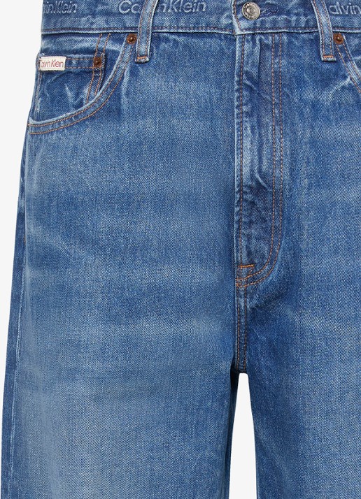 Calvin Klein Straight leg jeans met steekzakken - detail 2 denim
