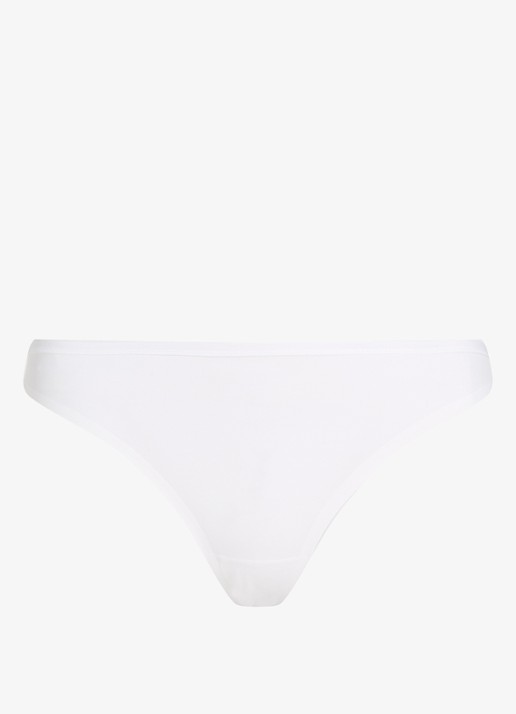 Calvin Klein String met logoband - voorkant wit