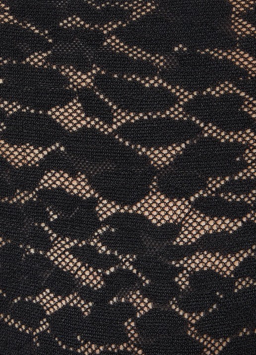 Calvin Klein String van mesh met panterprint - detail 3 zwart