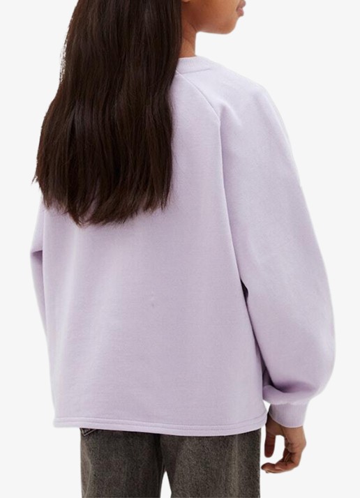 Calvin Klein Sweater met logo - achterkant lila