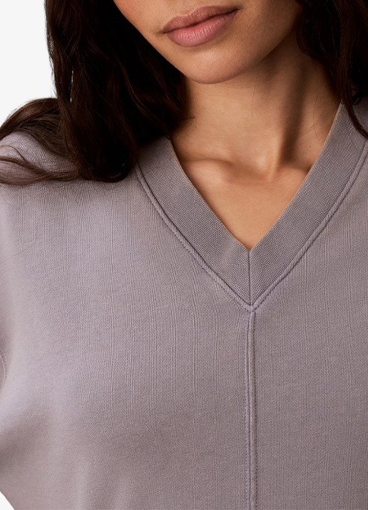 Calvin Klein Sweater met logoborduring - detail 2 grijs