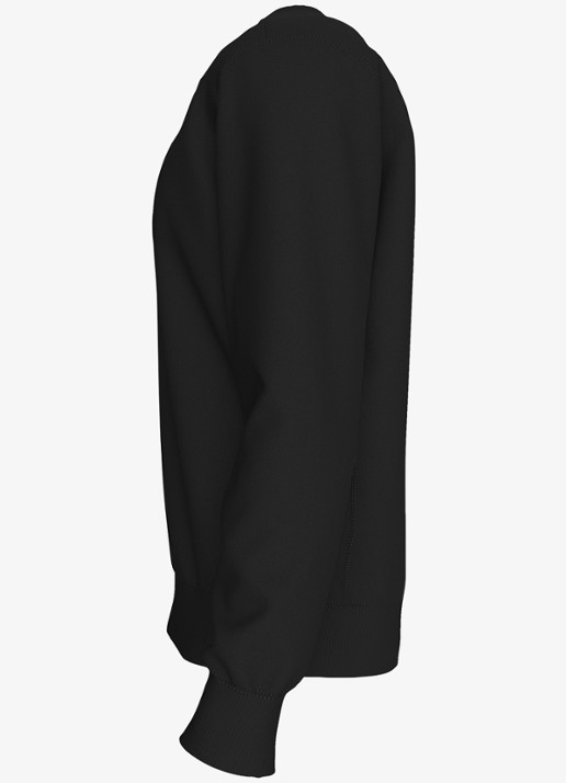 Calvin Klein Sweater met logoborduring - detail 2 zwart