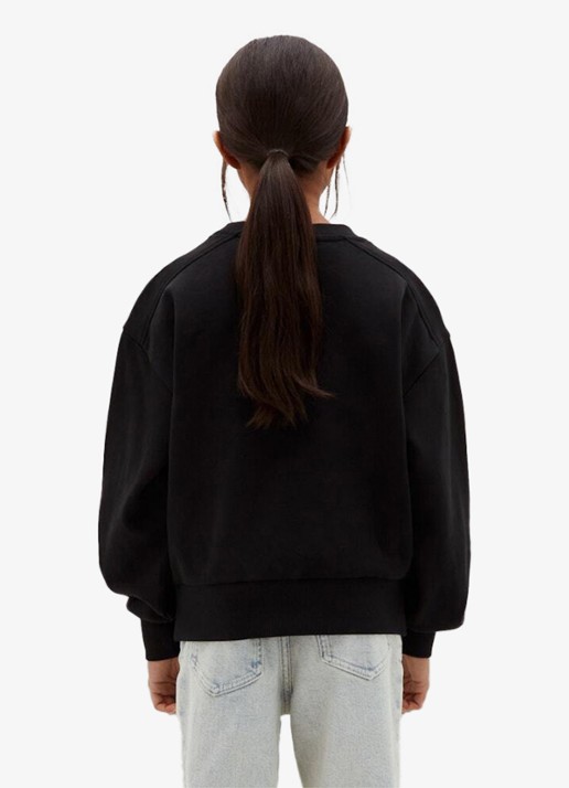 Calvin Klein Sweater met logoborduring - achterkant zwart