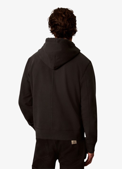 Calvin Klein Sweatvest met logo - achterkant zwart