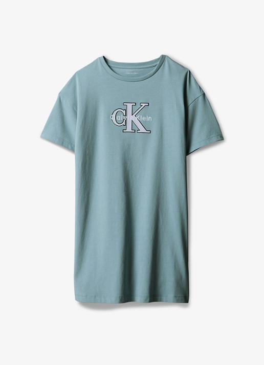 Calvin Klein T-Shirt jurk met logoborduring