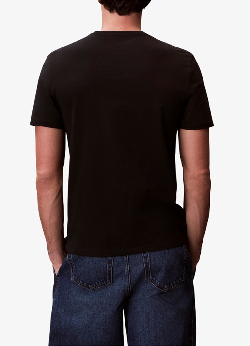 Calvin Klein T-shirt met logo - achterkant 5 zwart