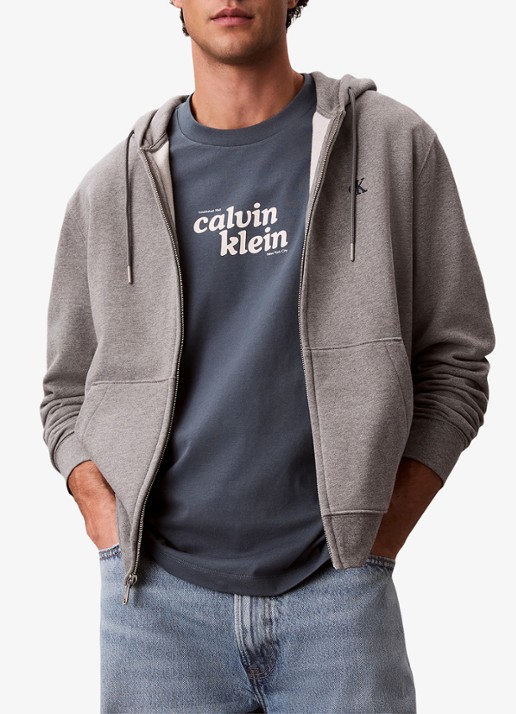 Calvin Klein T-shirt met logo - detail 6 groen