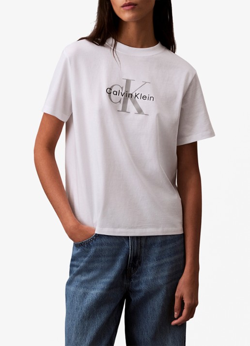 Calvin Klein T-shirt met logoborduring
