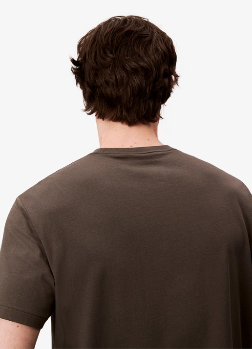 Calvin Klein T-shirt met logoborduring - detail 5 blauw