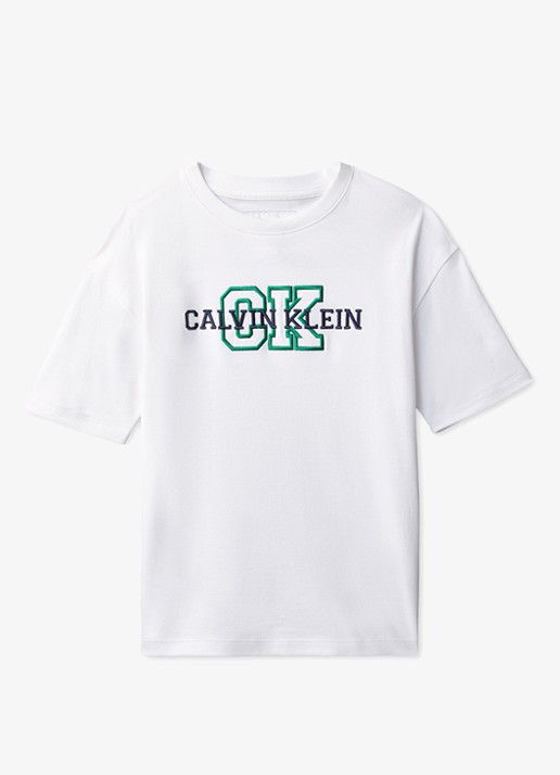 Calvin Klein T-shirt met logoborduring