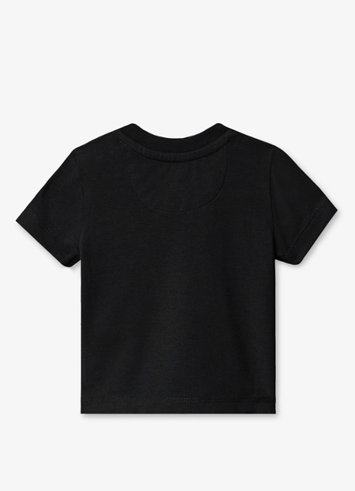 Calvin Klein T-shirt met logoprint - detail 2 pvh black-beh /  zwart