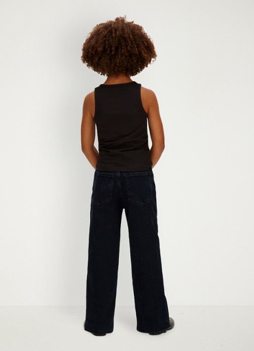 Calvin Klein Tanktop met logo - achterkant 3 zwart