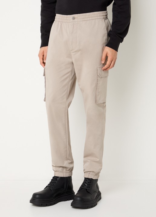 Calvin Klein Tapered fit cargobroek met logo