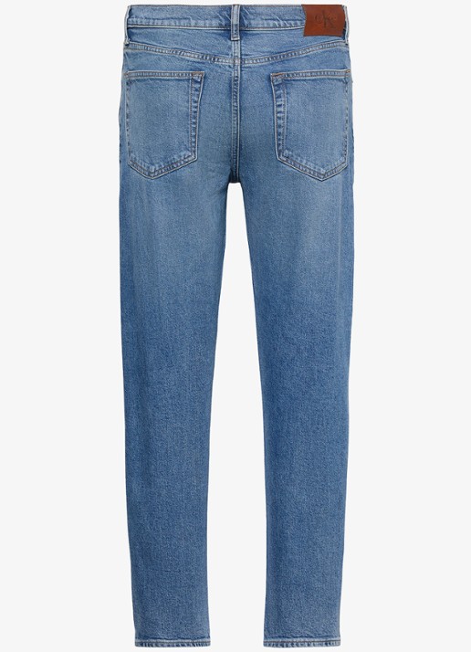 Calvin Klein Tapered fit jeans met medium wassing - achterkant 2 denim