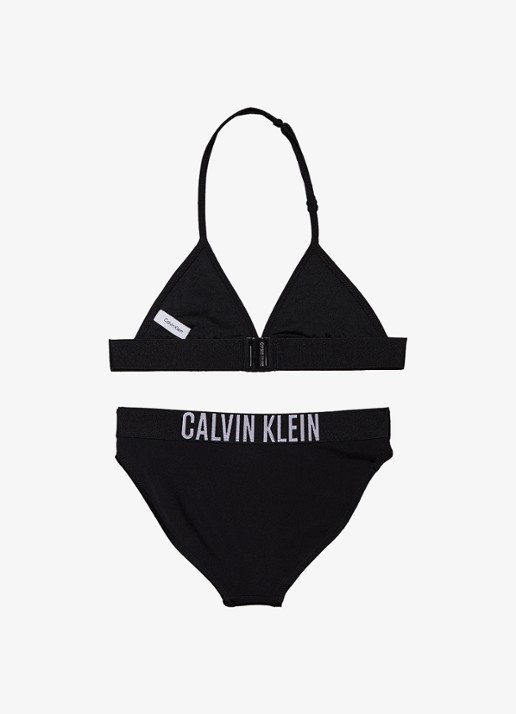 Calvin Klein Triangel bikini set  - achterkant zwart