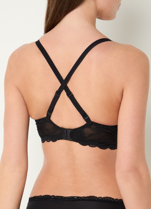 Calvin Klein Voorgevormde bh met kant - detail 10 zwart