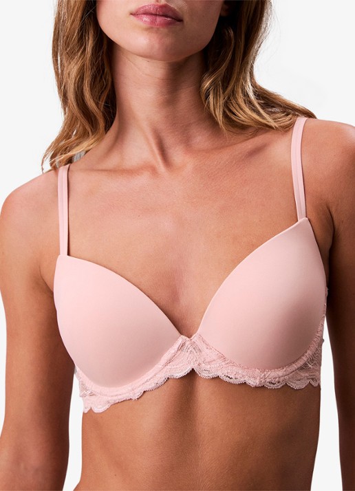 Calvin Klein Voorgevormde bh met kant - detail 5 roze