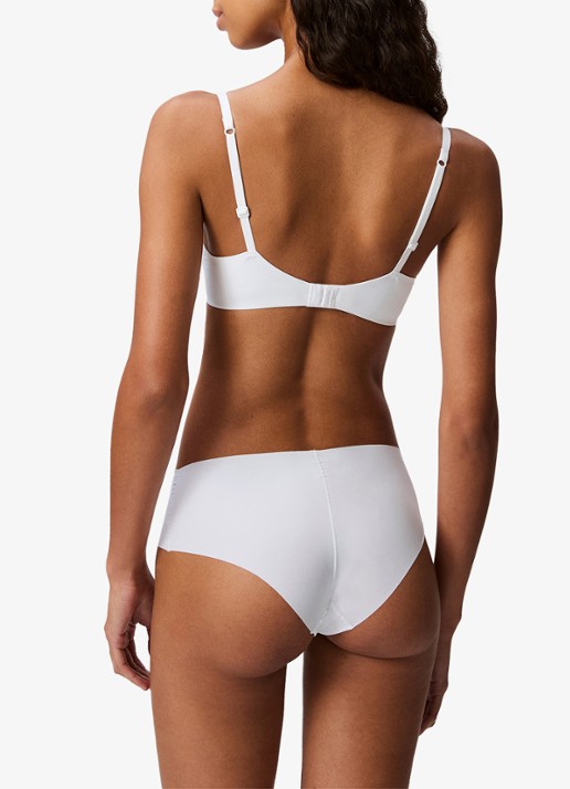 Calvin Klein Voorgevormde effen bh  - achterkant 4 wit