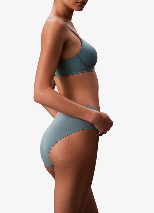 Calvin Klein Voorgevormde effen bh  - detail 6 turquoise