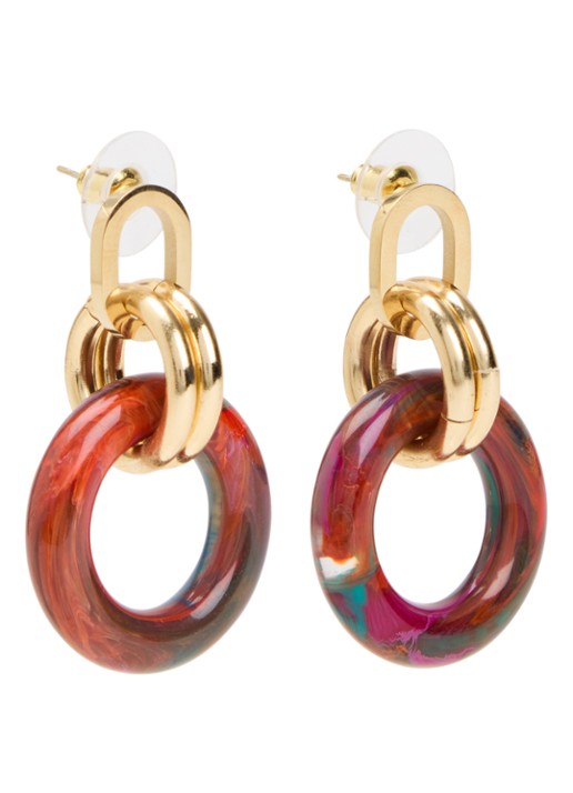 Camps & Camps Chunky Hoop oorstekers verguld