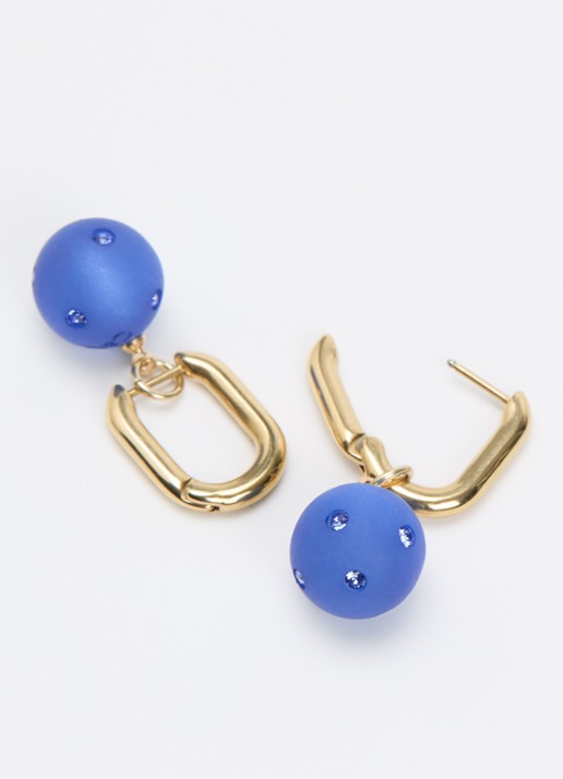 Camps & Camps Oorringen met hanger - detail 3 goud