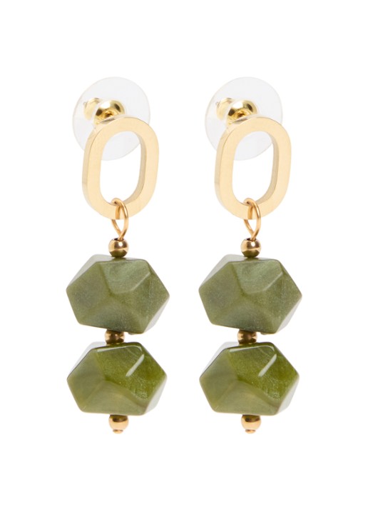 Camps & Camps Stones oorsteker verguld