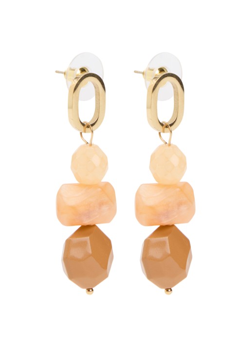 Camps & Camps Terracotta Trio oorstekers verguld