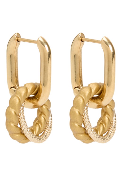 Camps & Camps The Halo Hoops oorringen verguld