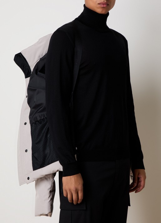 Canada Goose Bayview gewatteerde parka met donsvulling en steekzakken - detail 3 beige