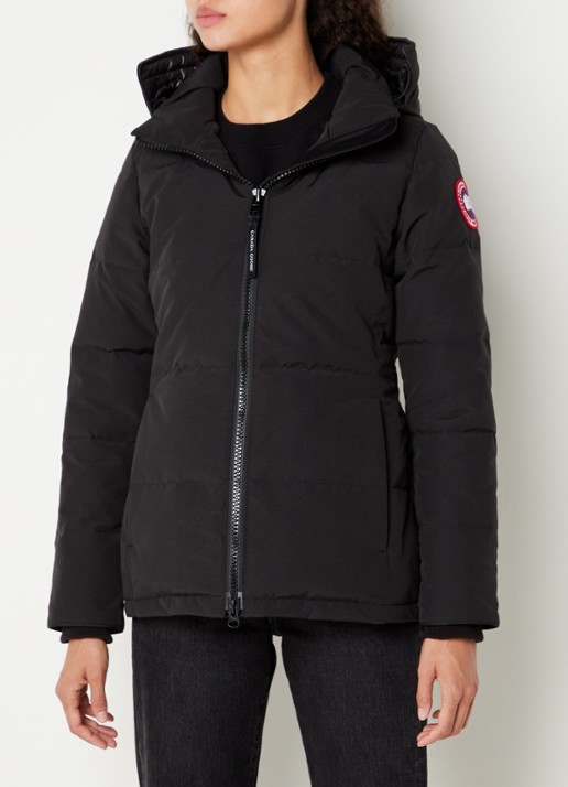 Canada Goose Chelsea gewatteerde parka met donsvulling - detail 3 zwart