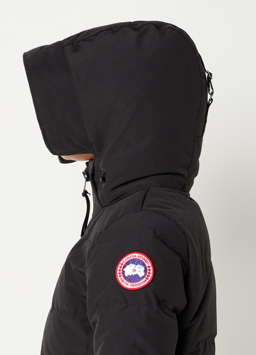 Canada Goose Chelsea gewatteerde parka met donsvulling - detail 4 zwart