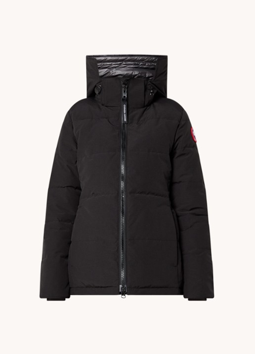 Canada Goose Chelsea gewatteerde parka met donsvulling - voorkant zwart