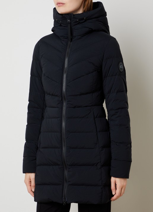 Canada Goose Clair gewatteerde jas met capuchon en donsvulling