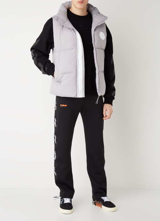 Canada Goose Everett gewatteerde bodywarmer met donsvulling - voorkant 5 taupe