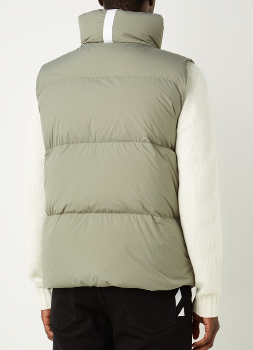 Canada Goose Everett gewatteerde bodywarmer met donsvulling - achterkant bronsgroen