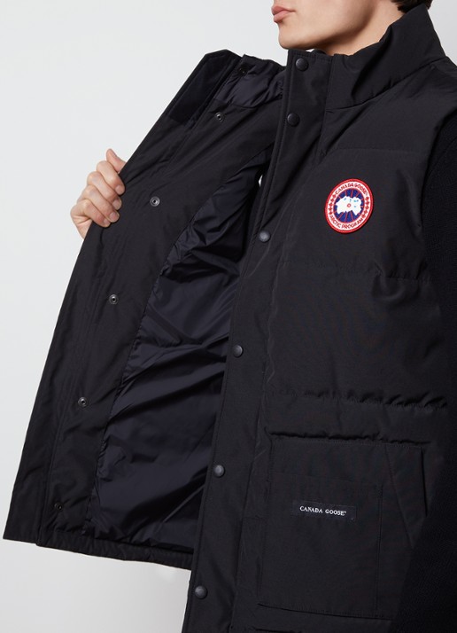 Canada Goose Freestyle gewatteerde bodywarmer met donsvulling en steekzakken - detail 2 zwart