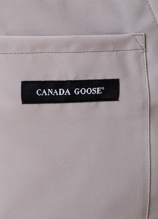 Canada Goose Freestyle gewatteerde bodywarmer met donsvulling en steekzakken - detail 5 donkerbeige