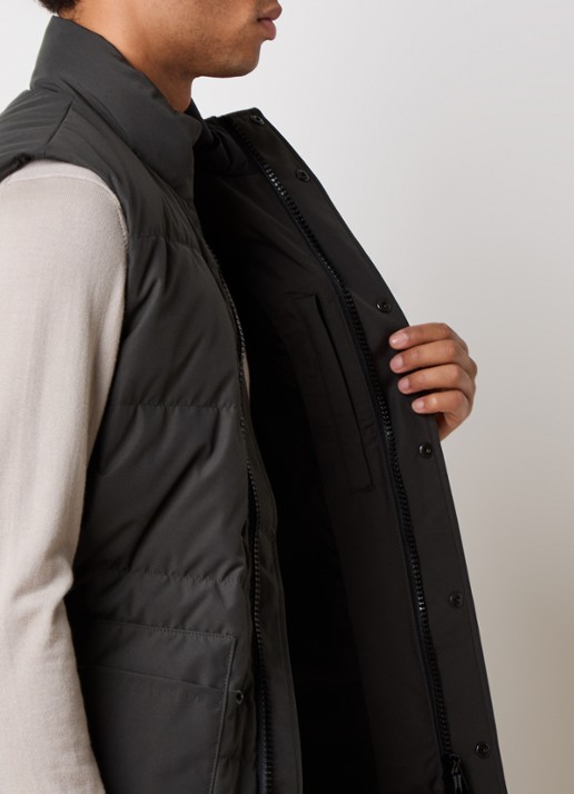 Canada Goose Freestyle gewatteerde bodywarmer met donsvulling en steekzakken - detail 5 donkergrijs